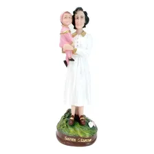 Imagem Escultura Santa Giana 15 Cm Resina Foto mini 1