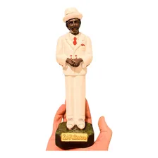 Imagem Escultura Zé Pelintra 30 Cm Malandros Gesso Umbanda Cor Único Foto mini  3