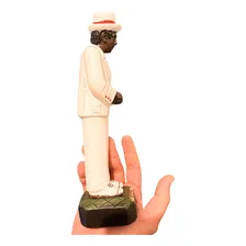 Imagem Escultura Zé Pelintra 30 Cm Malandros Gesso Umbanda Cor Único Foto mini 4