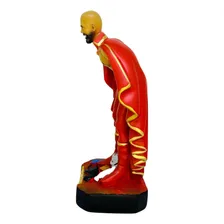 Imagem Exú Marabô Capa Vermelha 23cm Gesso Umbanda Foto mini 4