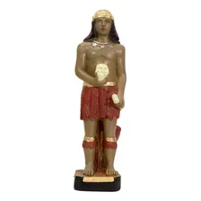 Imagem Exu Pimenta 20 Cm Gesso Umbanda Quimbanda Esú Cor Vermelho Foto  mini 1