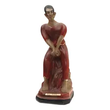 Imagem ExĂș Tiriri 45cm Gesso Escultura Umbanda Foto mini 1