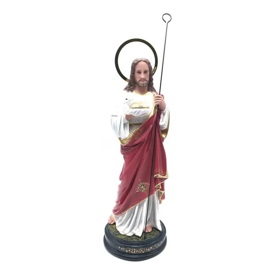 Imagem Jesus Bom Pastor Elegance Resina 30 Cm Foto 1
