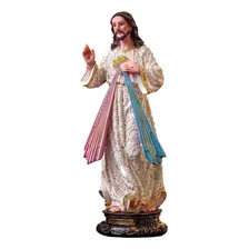 Imagem Jesus Misericordioso Resina 30cm Cor Colorido Foto mini 1