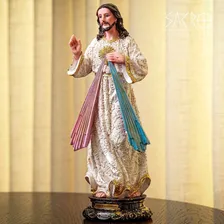 Imagem Jesus Misericordioso Resina 30cm Cor Colorido Foto mini 4