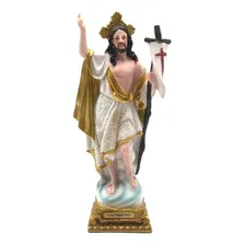 Imagem Jesus Ressuscitado 31 Cm - Resina Foto mini 1