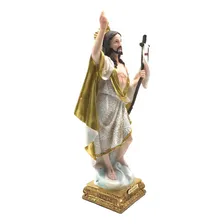 Imagem Jesus Ressuscitado 31 Cm - Resina Foto mini 4