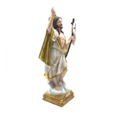 Imagem Jesus Ressuscitado 31 Cm - Resina Foto mini 2