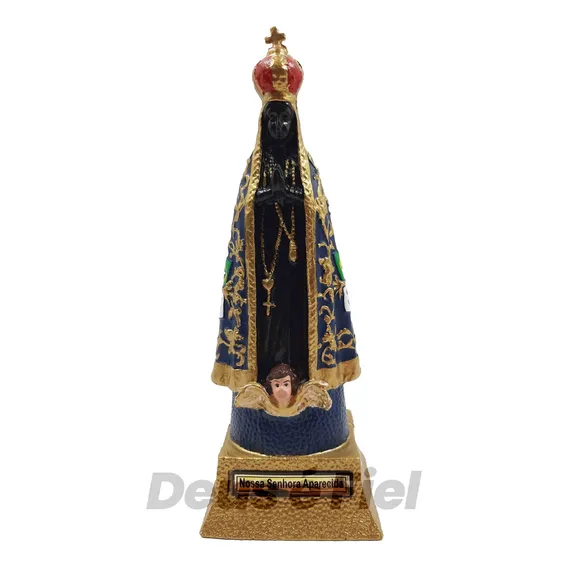Imagem Nossa Senhora Aparecida 21 Cm - Borracha Foto 1