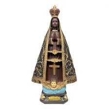 Imagem Nossa Senhora Aparecida 32cm Resina Foto mini 1