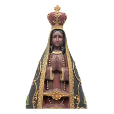 Imagem Nossa Senhora Aparecida 32cm Resina Foto mini 2