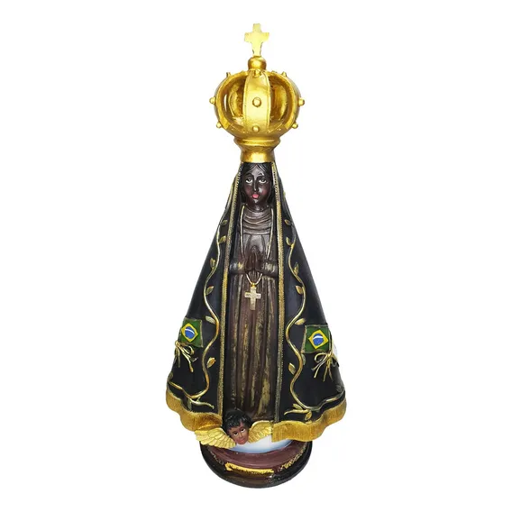 Imagem Nossa Senhora Aparecida 40 Cm - Resina Premium Foto 1