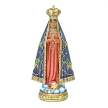 Imagem Nossa Senhora Aparecida 40cm Em Resina Cor Multicor Foto mini 1
