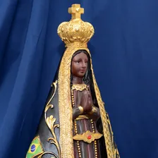 Imagem Nossa Senhora Aparecida 50cm Resina Foto mini  3