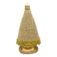 Imagem Nossa Senhora Aparecida Pequena Manto De Juta 20cm Foto mini 4