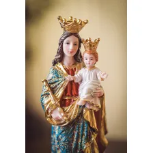 Imagem Nossa Senhora Auxiliadora 30cm Resina Foto mini 3