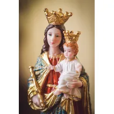 Imagem Nossa Senhora Auxiliadora 30cm Resina Foto mini 4