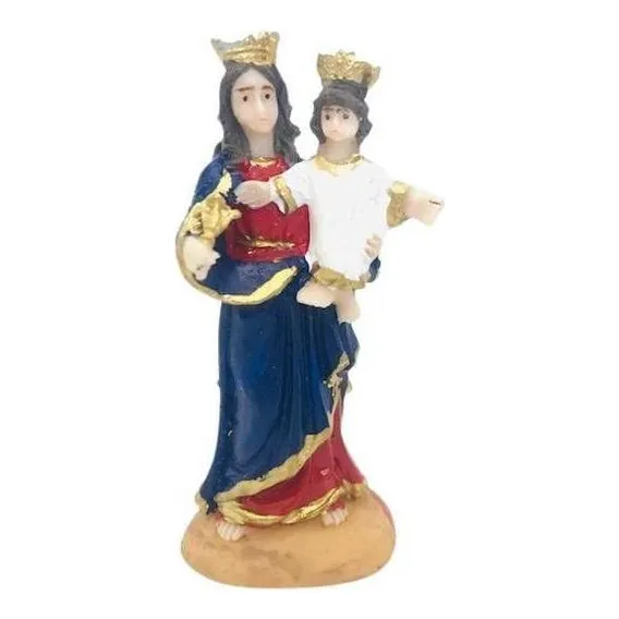 Imagem Nossa Senhora Auxiliadora 7 Cm Em Resina Foto 1