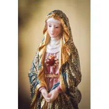 Imagem Nossa Senhora Das Dores 30cm Resina Foto mini 3