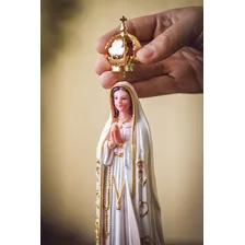 Imagem Nossa Senhora De Fátima 30cm Resina Foto mini 4