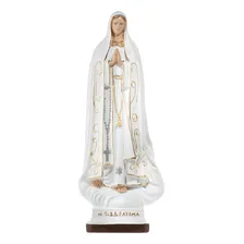 Imagem Nossa Senhora De Fátima 60cm Gesso Escultura Católica Foto  mini 1