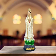 Imagem Nossa Senhora De Fátima Gesso 20cm Lembrança Foto mini 3