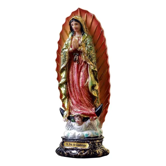 Imagem Nossa Senhora De Guadalupe 20cm Resina Foto 1