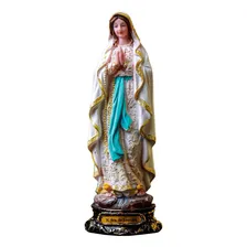 Imagem Nossa Senhora De Lourdes Lurdes 20cm Resina Foto  mini 1