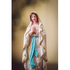Imagem Nossa Senhora De Lourdes Lurdes 20cm Resina Foto mini  2
