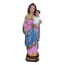 Imagem Nossa Senhora Do Rosário Resina Nacional 15cm Foto mini 1