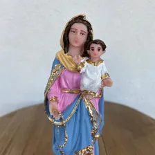 Imagem Nossa Senhora Do Rosário Resina Nacional 15cm Foto mini 2