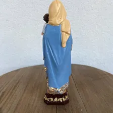 Imagem Nossa Senhora Do Rosário Resina Nacional 15cm Foto mini 3