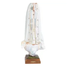 Imagem Nossa Senhora Fátima Em Resina Portuguesa 35 Cm Cor Portugal Foto mini 2