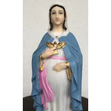 Imagem Nossa Senhora Grávida Resina 20cm Nossa Senhora Do Ó Foto mini 4