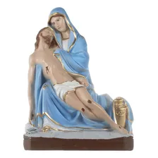 Imagem Nsa Senhora Da Piedade 20cm Gesso Escultura Cat贸lica Cor Colorido Foto mini 1