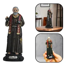 Imagem Padre Pio Resina 12 Cm Foto  mini 1