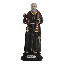 Imagem Padre Pio Resina 12 Cm Foto mini  3