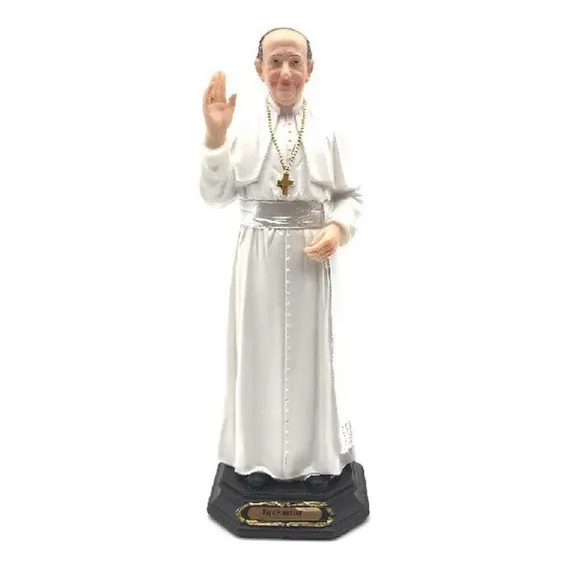 Imagem Papa Francisco Resina 20 Cm Foto 1