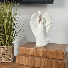 Imagem Pomba Divino Espirito Anjo Da Guarda Decoração Luxo Foto mini 4