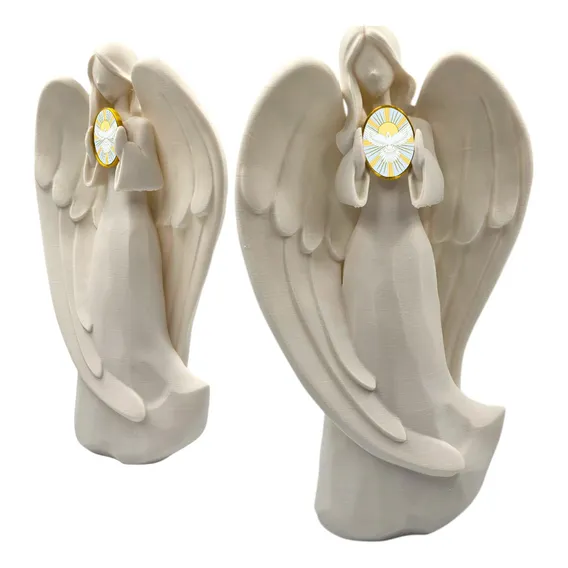 Imagem Pomba Divino Espirito Anjo Da Guarda Decoração Luxo Foto 1