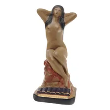 Imagem Pomba Gira Sete Calungas 25cm Gesso Escultura Umbanda Foto mini 1