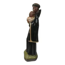 Imagem Sacra Religiosa Santo São Benedito - Igreja Católica Cor Manto Preto Foto mini 4