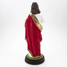 Imagem Sagrado Coração De Jesus Resina 22 Cm Foto mini 3