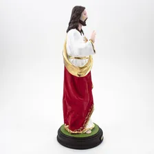Imagem Sagrado Coração De Jesus Resina 22 Cm Foto mini 4