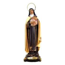 Imagem Santa Terezinha 60 Cm C/ Aureola - Resina Foto mini 1