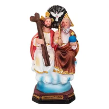 Imagem SantÃssima Trindade 12,5 Cm - Resina Foto mini 1