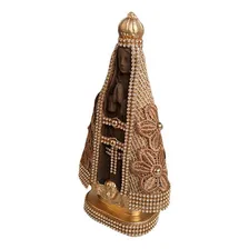 Imagem Senhora Aparecida Estilizada Barroca Flor 20cm Cor Terracota Foto mini 2