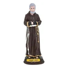 Imagem São Padre Pio Resina 15 Cm Foto mini 1