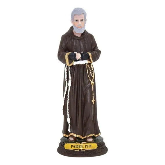 Imagem São Padre Pio Resina 15 Cm Foto 1