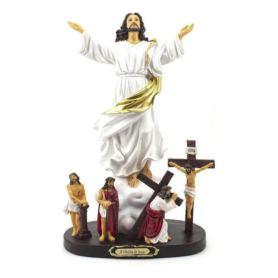 Imagem Vit贸ria De Jesus Cristo Resina 30 Cm Foto 1
